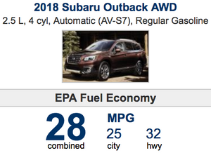 2019 SUBARU OUTBACK